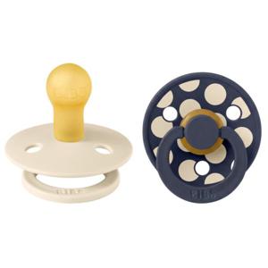 BIBS Studio Colour Polka Mix Latex Size 1 Ivory/Deep Space 2-pack produkt bild
