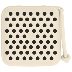 BIBS Studio Pacifier Box Polka Ivory Black produkt bild