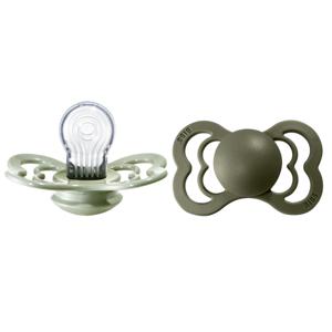 BIBS Supreme Nappar Silicone Sage/Hunter Green strl. 2 (6-18 månader) 2-pack produkt bild