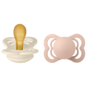 BIBS Supreme Latex Ivory/Blush 2 pak - Flere størrelser produktbillede