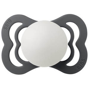 BIBS Supreme Silicone Size 1 Iron GLOW produkt bild