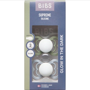Bibs Supreme Sage Nat/Cloud Nat Size 2 2 stk produktbillede