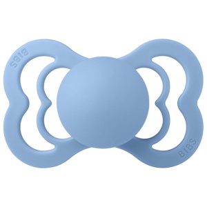 BIBS Pacifier Supreme Silicone 6+ månader Size 2 Sky Blue produkt bild