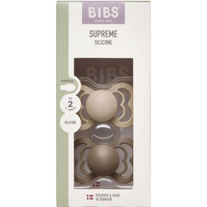 BIBS Supreme 2-pak Vanilla/Dark Oak Size 2 produktbillede
