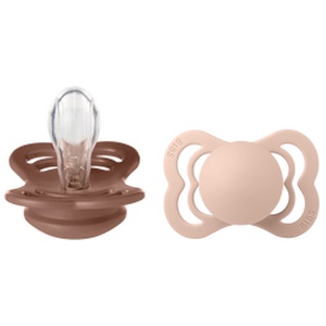 BIBS Supreme Silicone Woodchuck/Blush 2 pak - Flere størrelser produktbillede