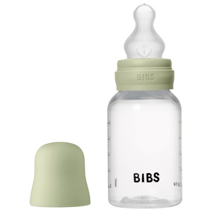 BIBS Sutteflaske Slow Flow Silikone Sage 150 ml produktbillede