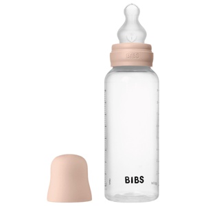 BIBS Tåteflaske Silicone, Blush, 270 ml produktbilde