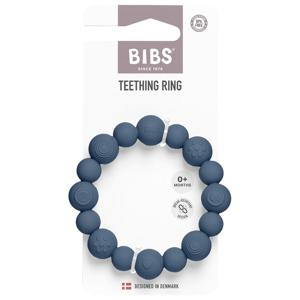 BIBS Teething Ring Beaded Steel Blue produkt bild