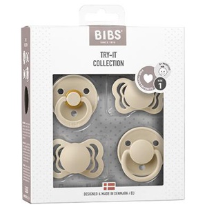 BIBS Try-It kollektion 0-6mån (Vanilj) 4 st - 4 Stk produkt bild