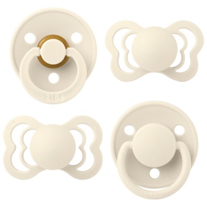 BIBS Try-it Collection Smokker Str. 2, 6-18 mnd, ivory, 4 stk. produktbilde