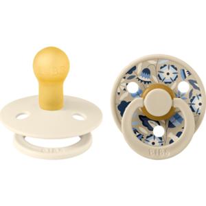 BIBS x Liberty 2-pack Colour Bobo Latex Size 1 Ivory Mix produkt bild