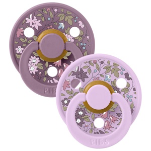 BIBS x Liberty Colour 2-pack Latex Size 2 Chamomile Lawn Violet Sky Mix produkt bild