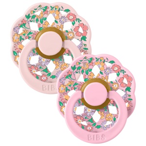 BIBS x Liberty Pacifier Boheme 2-pack Oscar Meadow Latex Size 2, Blossom Mix produkt bild
