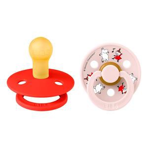 BIBS x Moomin Colour Latex Dancing - Candy Apple mix - Flere størrelser produktbillede
