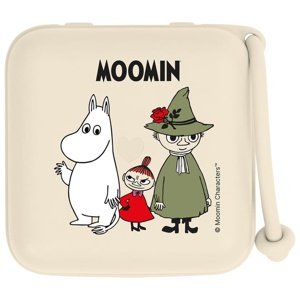BIBS x Moomin Pacifier Box Ivory produkt bild