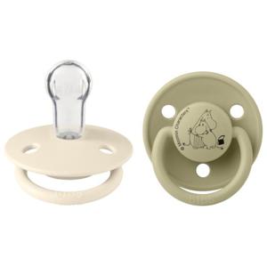 BIBS x Moomins De Lux Stinky Silicone Onesize Ivory/Khaki 2-pack produkt bild
