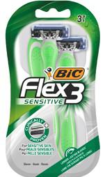 BIC Flex 3 Sensitive rakblad 1 st.-3 st. produkt bild