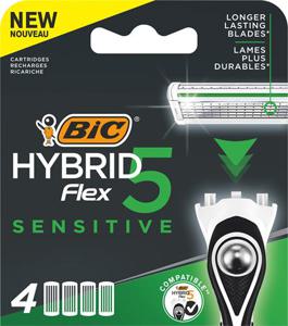 BIC Hybrid Flex 5 Sensitive rakbladrefill 4 st produkt bild