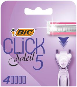 Bic Soleil Click 5 rakbladsrefill 4 st produkt bild