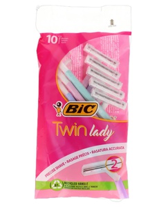 Bic Twin Lady Disposable Razors 10 stk. Produktbild