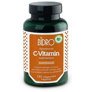 Bidro C- Vitamin - 180 tabletter produktbillede