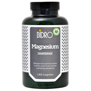 Bidro Magnesium   180 kapsler produktbillede