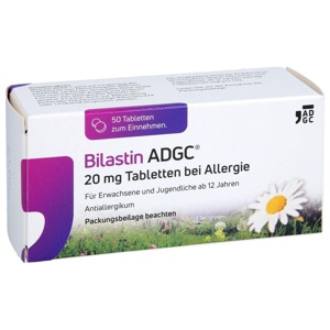 BILASTIN ADGC 20 mg Tabletten bei Allergie Produktbild