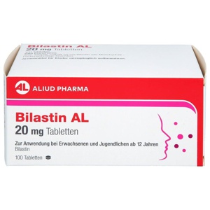 BILASTIN AL 20 mg Tabletten Produktbild