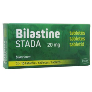 Bilastine stada tbl 20mg n10 toote pilt