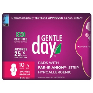Binda regular storlek 4 10 st Gentle Day produkt bild