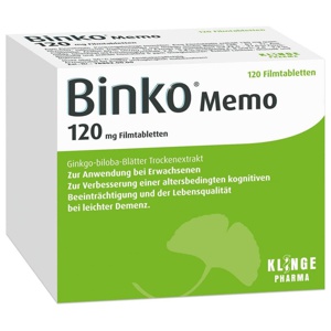 BINKO Memo 120 mg Filmtabletten Produktbild