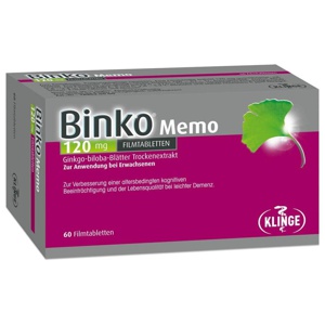 BINKO Memo 120 mg Filmtabletten Produktbild