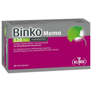 BINKO Memo 120 mg Filmtabletten Produktbild