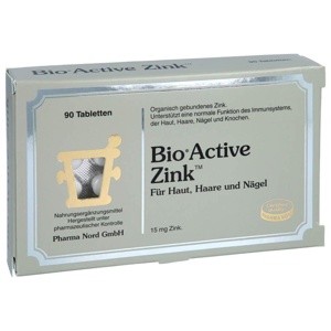 BIO ACTIVE Zink Tabletten Produktbild