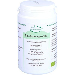 BIO ASHWAGANDHA Kapseln Produktbild