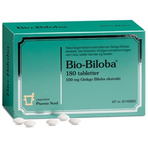 Bio-Biloba 100 mg tabletter produktbillede