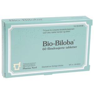 Bio-Biloba Tabletter 60 stk produktbilde