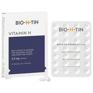 BIO-H-TIN Vitamin H 2,5 mg für 4 Wochen Tabletten Produktbild