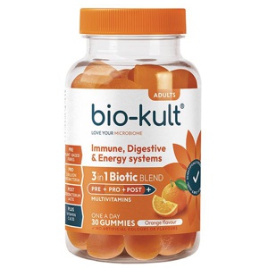 Bio-Kult 3in1 Biotic Blend Probiotic for Adults Orange 30 Gummies product image