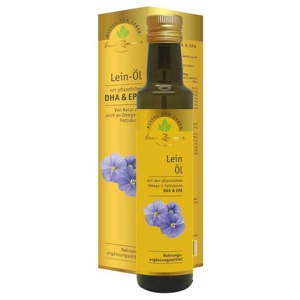 Bio-Leinöl mit DHA und EPA, 250 ml Öl Produktbild