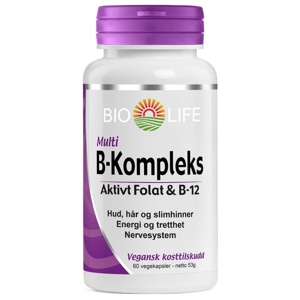 Bio-Life B-kompleks 60 Kapsler produktbilde