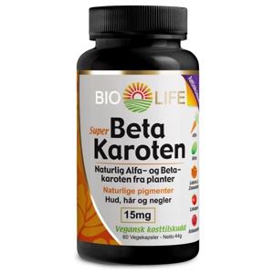 Bio Life Betakaroten 15mg produktbilde