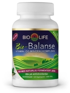 Bio Life Bio Balanse med Jern 100 kapsler produktbilde