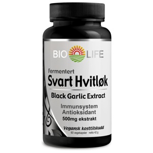 Bio-Life Fermentert svart hvitløk 60 kapsler produktbilde