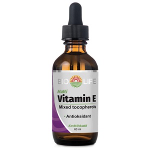 Bio-Life flytende vitamin E 60 ml produktbilde
