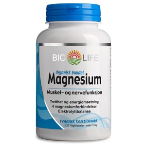Bio-Life Magnesium 120 kapsler produktbilde