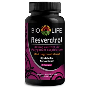 Bio-Life Resveratrol 60 kapsler produktbilde