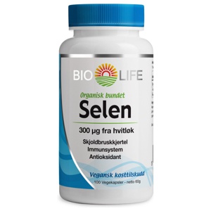 Bio Life selen 100 kapsler produktbilde