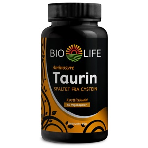 Bio-Life Taurin Aminosyre 60 Kapsler produktbilde