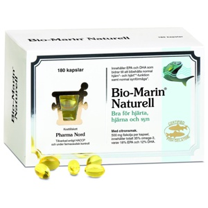 Bio-Marin Naturell (Omega-3) 180 kapslar - Pharma Nord produkt bild